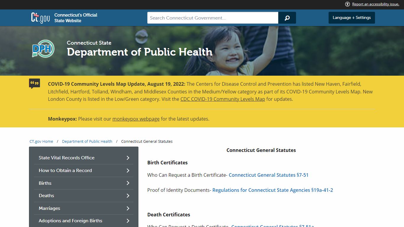Connecticut General Statutes